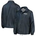 thumbnail image 1 of Men's Navy New England Patriots Coaches Classic Raglan Full-Snap Windbreaker Jacket, 1 of 4