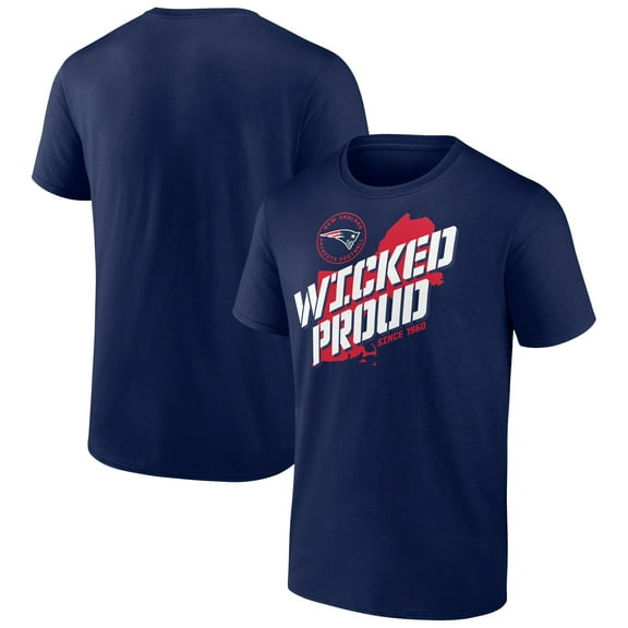 Men's Navy New England Patriots Hometown Collection Prime Time T-Shirt