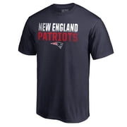 Mens Navy New England Patriots Iconic Collection Fade Out T-Shirt
