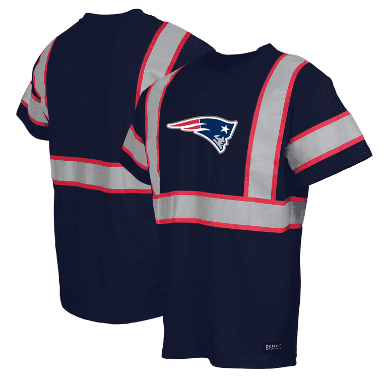 Men's Navy New England Patriots Safety Heavyweight T-Shirt