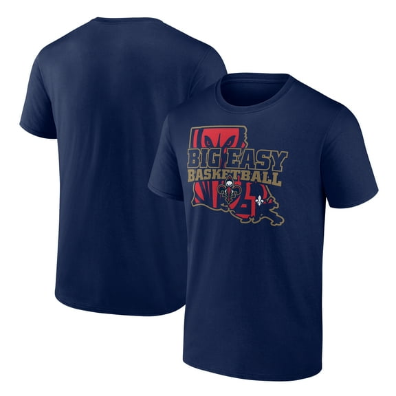 Men's  Navy New Orleans Pelicans Core Hometown Launch T-Shirt