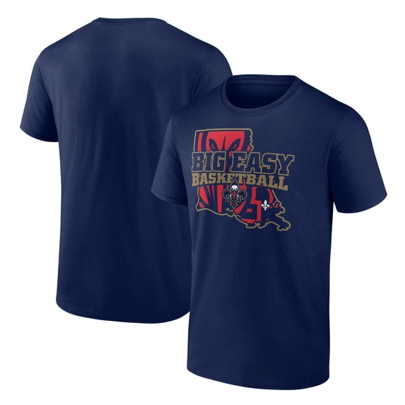 Men's Navy New Orleans Pelicans Core Hometown Launch T-Shirt