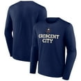 thumbnail image 1 of Men's Navy New Orleans Pelicans Tip-Off Long Sleeve T-Shirt, 1 of 3