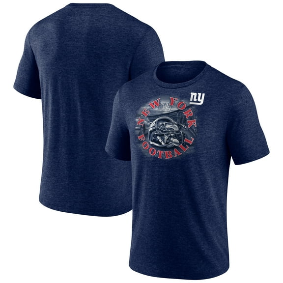 Men's  Navy New York Giants Sporting Chance Tri-Blend T-Shirt