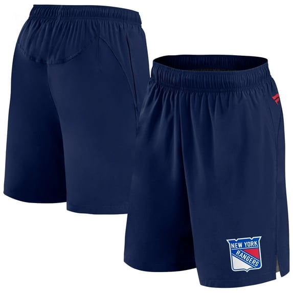 Men's Navy New York Rangers Authentic Pro Tech Shorts