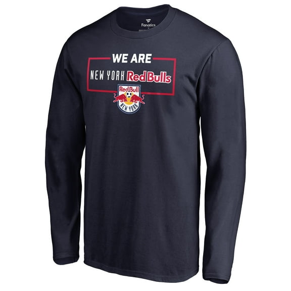 Men's Navy New York Red Bulls We Are Long Sleeve T-Shirt