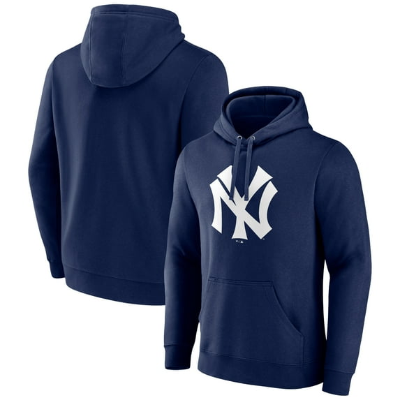 Men's Navy New York Yankees Cooperstown Collection Pullover Hoodie