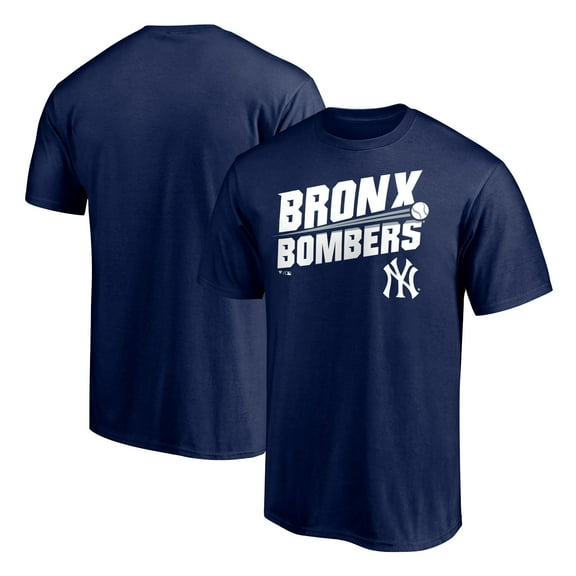Men's Navy New York Yankees Long Ball Bronx Bombers T-Shirt
