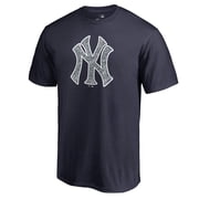 Mens Navy New York Yankees Static Logo T-Shirt