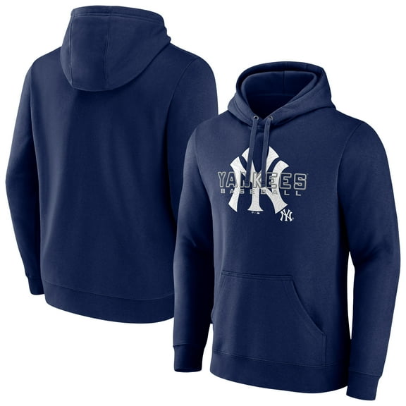 Men's Navy New York Yankees Stellar Pullover Hoodie