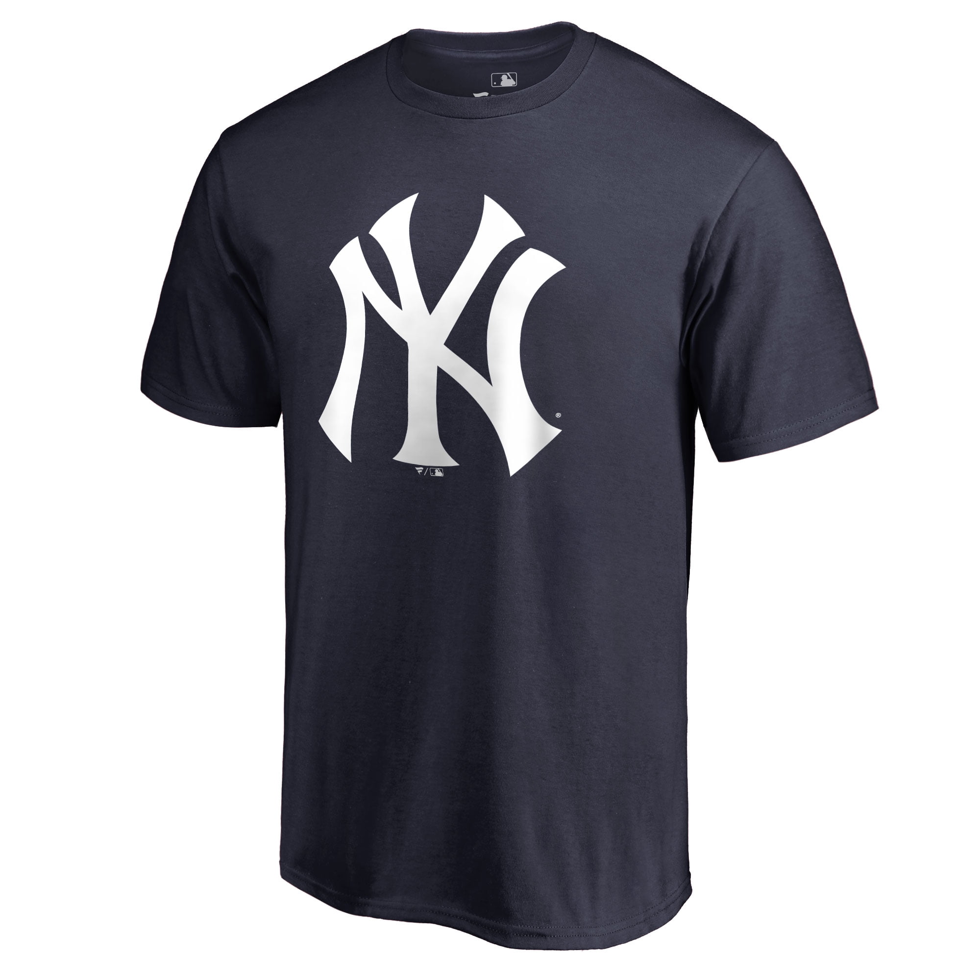 Men's Navy New York Yankees Team Color Primary Logo 2 T-Shirt - Walmart.com