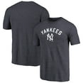 thumbnail image 1 of Men's Navy New York Yankees Vintage Cooperstown Collection Wahconah Tri-Blend T-Shirt, 1 of 3