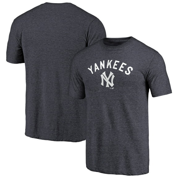 Men's Navy New York Yankees Vintage Cooperstown Collection Wahconah Tri-Blend T-Shirt