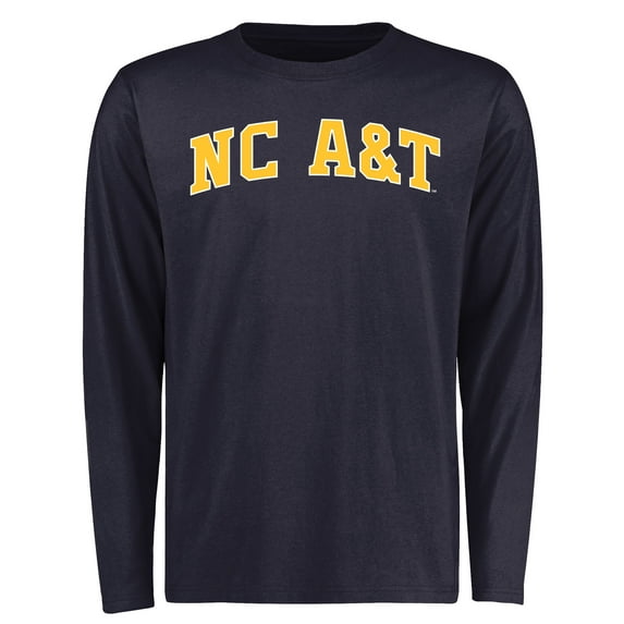 Men's Navy North Carolina A&T Aggies Everyday Long Sleeve T-Shirt