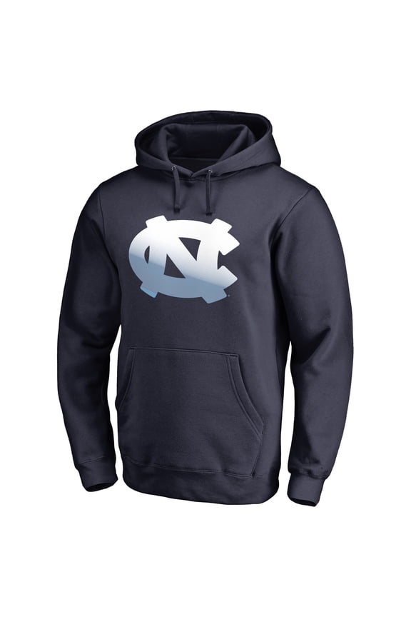 Men's Navy North Carolina Tar Heels Gradient Logo Pullover Hoodie