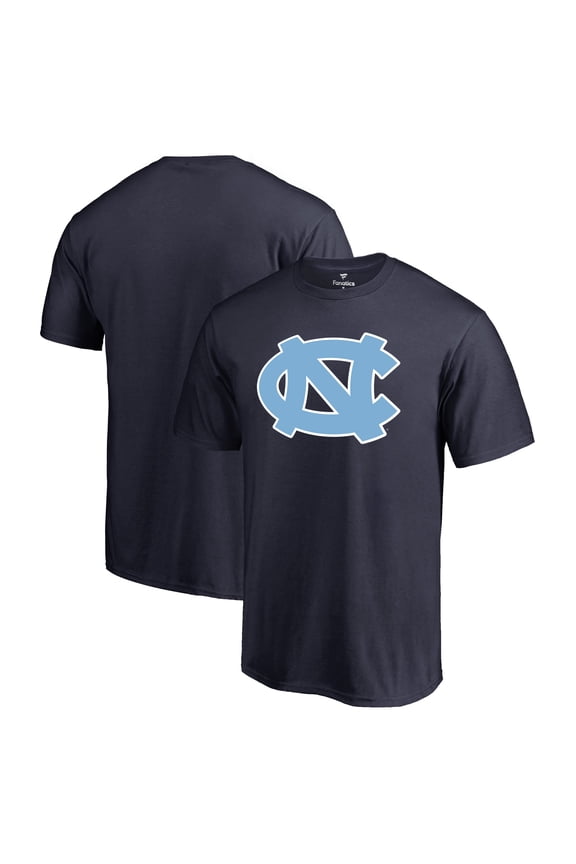 Men's Navy North Carolina Tar Heels Primary Logo T-Shirt