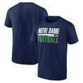 thumbnail image 1 of Men's Navy Notre Dame Fighting Irish On The Game T-Shirt, 1 of 3
