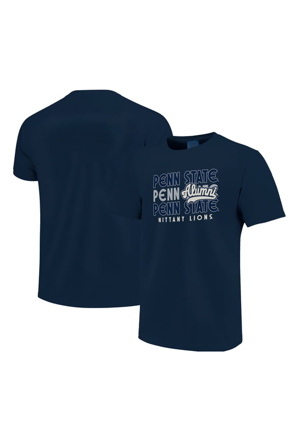 Men's Navy Penn State Nittany Lions Alumni Script Overlay T-Shirt