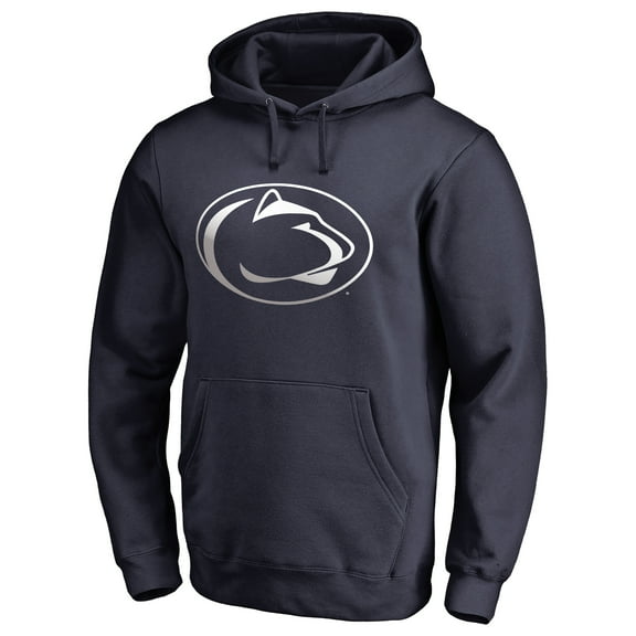 Men's Navy Penn State Nittany Lions Gradient Logo Pullover Hoodie
