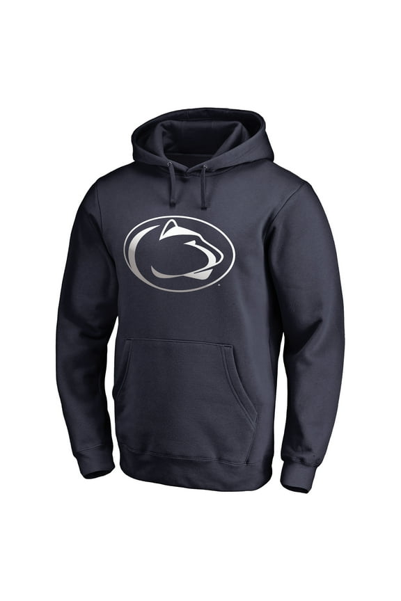 Men's Navy Penn State Nittany Lions Gradient Logo Pullover Hoodie