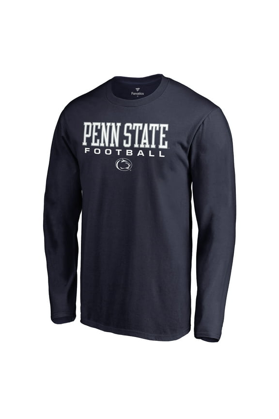 Men's Navy Penn State Nittany Lions Team Unity Football Long Sleeve T-Shirt