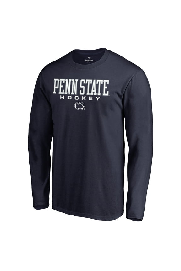 Men's Navy Penn State Nittany Lions Team Unity Hockey Long Sleeve T-Shirt