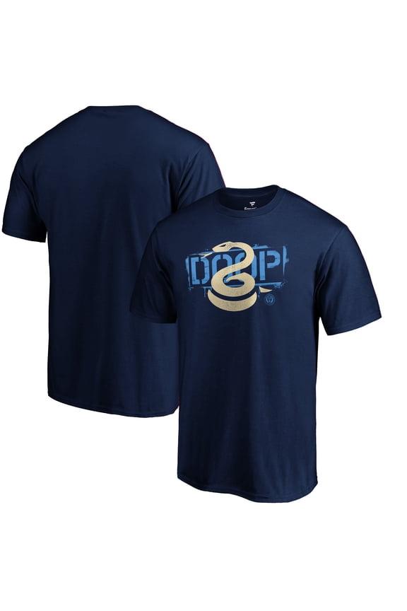 Men's Navy Philadelphia Union Hometown Collection Doop Snake T-Shirt