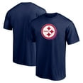thumbnail image 1 of Men's  Navy Pittsburgh Steelers Red White and Team T-Shirt, 1 of 3