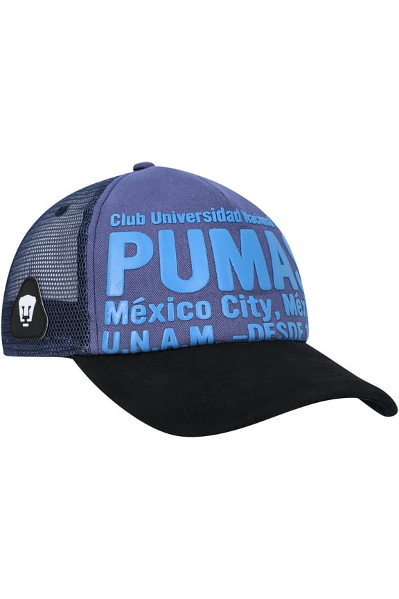 Men's Navy Pumas Club Gold Adjustable Hat