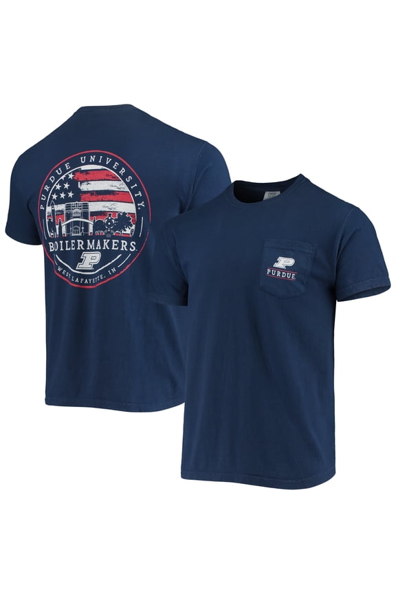 Men's Navy Purdue Boilermakers Campus Americana T-Shirt