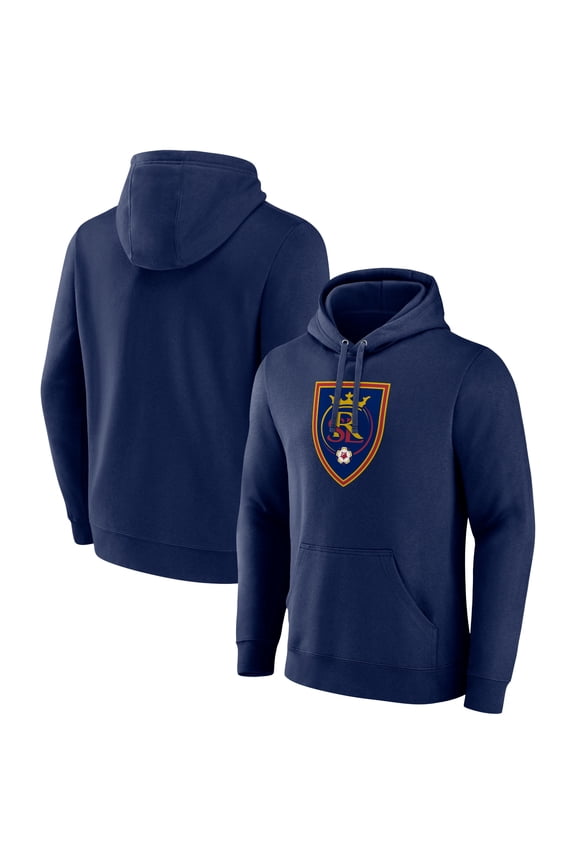 Men's Navy Real Salt Lake Official Logo Pullover Hoodie