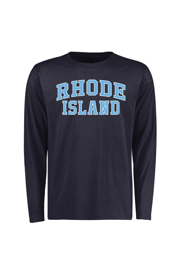 Men's Navy Rhode Island Rams Everyday Long Sleeve T-Shirt
