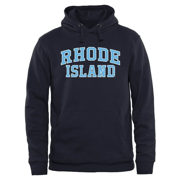 Men's Navy Rhode Island Rams Everyday Pullover Hoodie