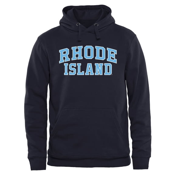 Men's Navy Rhode Island Rams Everyday Pullover Hoodie