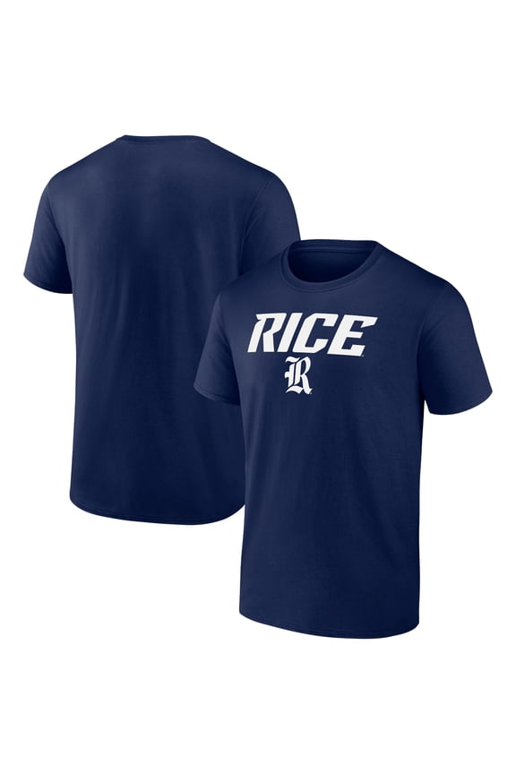 Men's Navy Rice Owls Campus T-Shirt