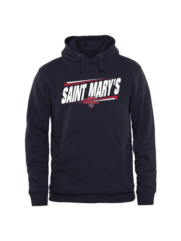 Men's Navy Saint Mary's Gaels Double Bar Pullover Hoodie