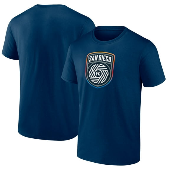 Men's Navy San Diego FC Official Logo T-Shirt