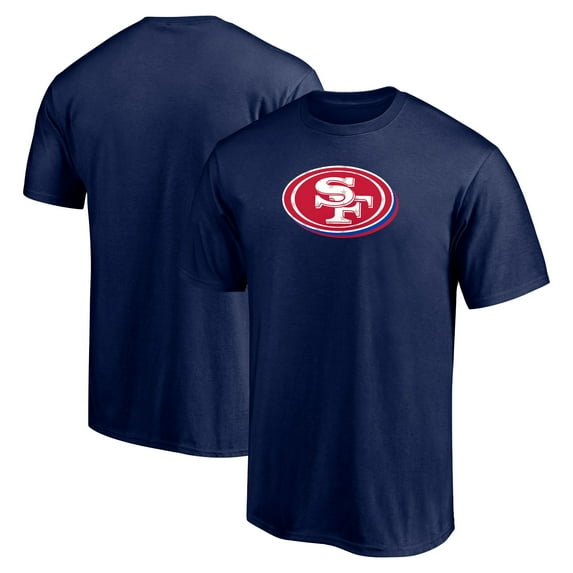 Men's Navy San Francisco 49ers Red White and Team T-Shirt