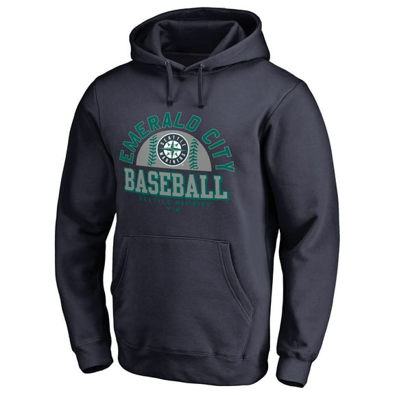 Men's Navy Seattle Mariners Hometown Collection Cascadia Pullover Hoodie