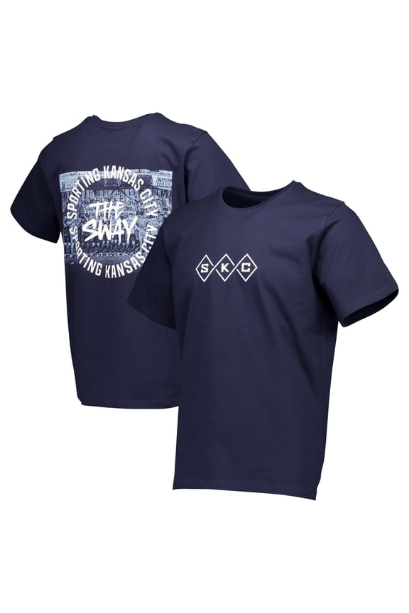 Men's Navy Sporting Kansas City Street Heavy Relaxed T-Shirt