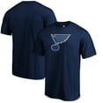 thumbnail image 1 of Men's Navy St. Louis Blues Primary Logo T-Shirt, 1 of 3