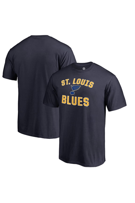 Men's Navy St. Louis Blues Victory Arch T-Shirt