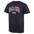 thumbnail image 1 of Men's Navy TCU Horned Frogs Banner Arch T-Shirt, 1 of 1
