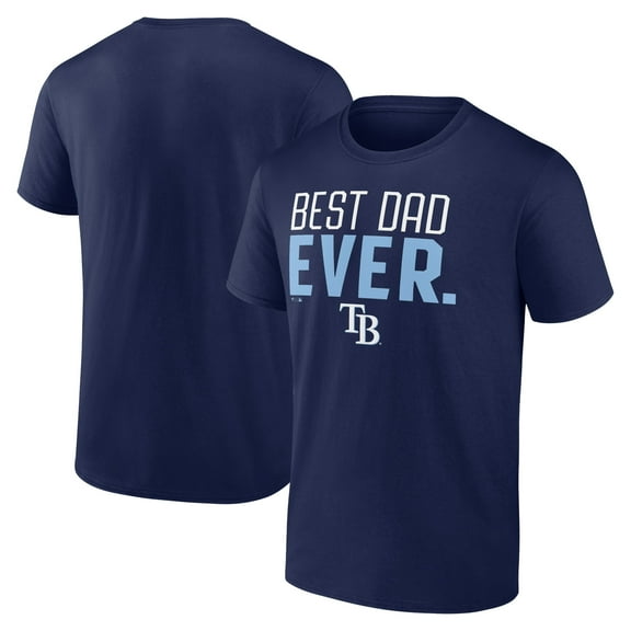 Men's Navy Tampa Bay Rays Best Dad Ever T-Shirt