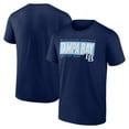 thumbnail image 1 of Men's Navy Tampa Bay Rays Blocked Out T-Shirt, 1 of 3