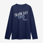 Mens Navy Tampa Bay Rays Hustle Long Sleeve T-Shirt