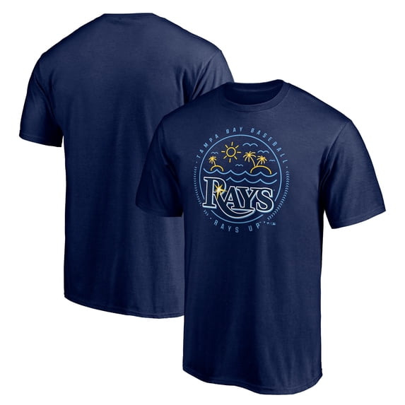 Men's Navy Tampa Bay Rays Sunshine Rays Up T-Shirt