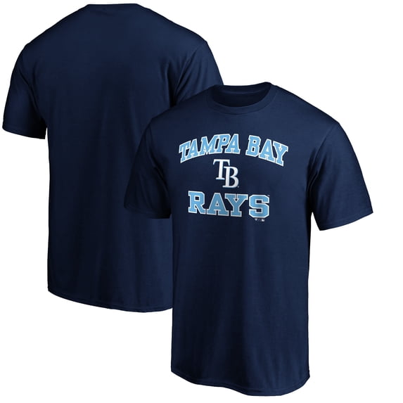 Men's Navy Tampa Bay Rays Heart & Soul T-Shirt