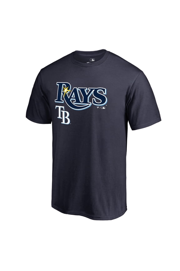 Men's Navy Tampa Bay Rays Team Lockup T-Shirt