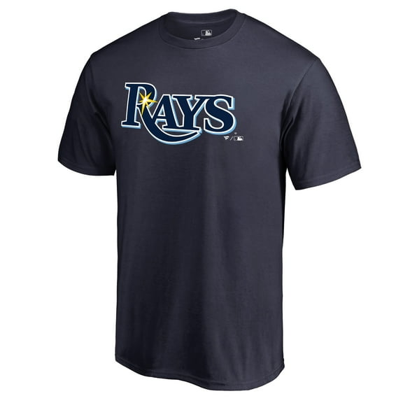 Men's Navy Tampa Bay Rays Team Wordmark T-Shirt